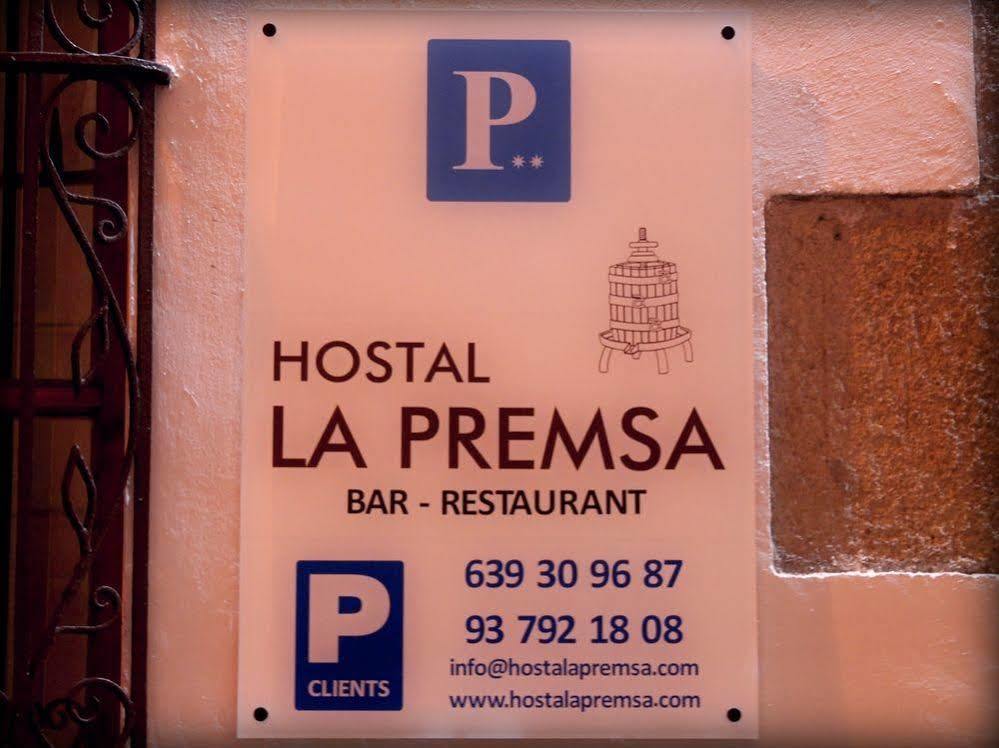 La Premsa Hotel Arenys de Mar Eksteriør billede